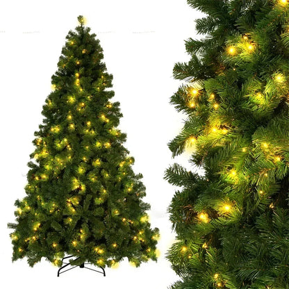 Large Christmas Trees Encryption Green PVC Reusable Home Party Scene Decoration Indoor outdoor Xmas Tree.