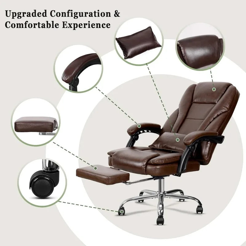 Ergonomic Office Chair with Heat and Massage