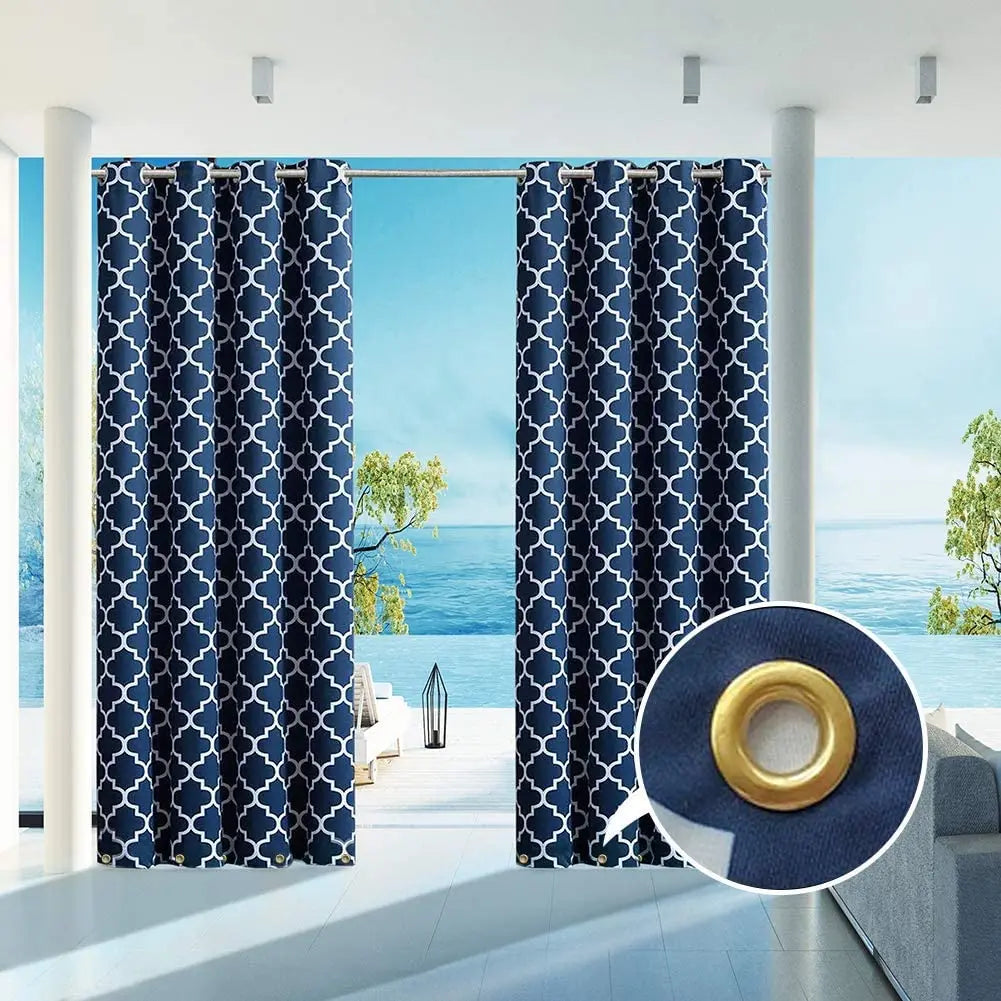 Dark Blue Outdoor Other Blackout Curtain - 10 in. W x 10 in. L