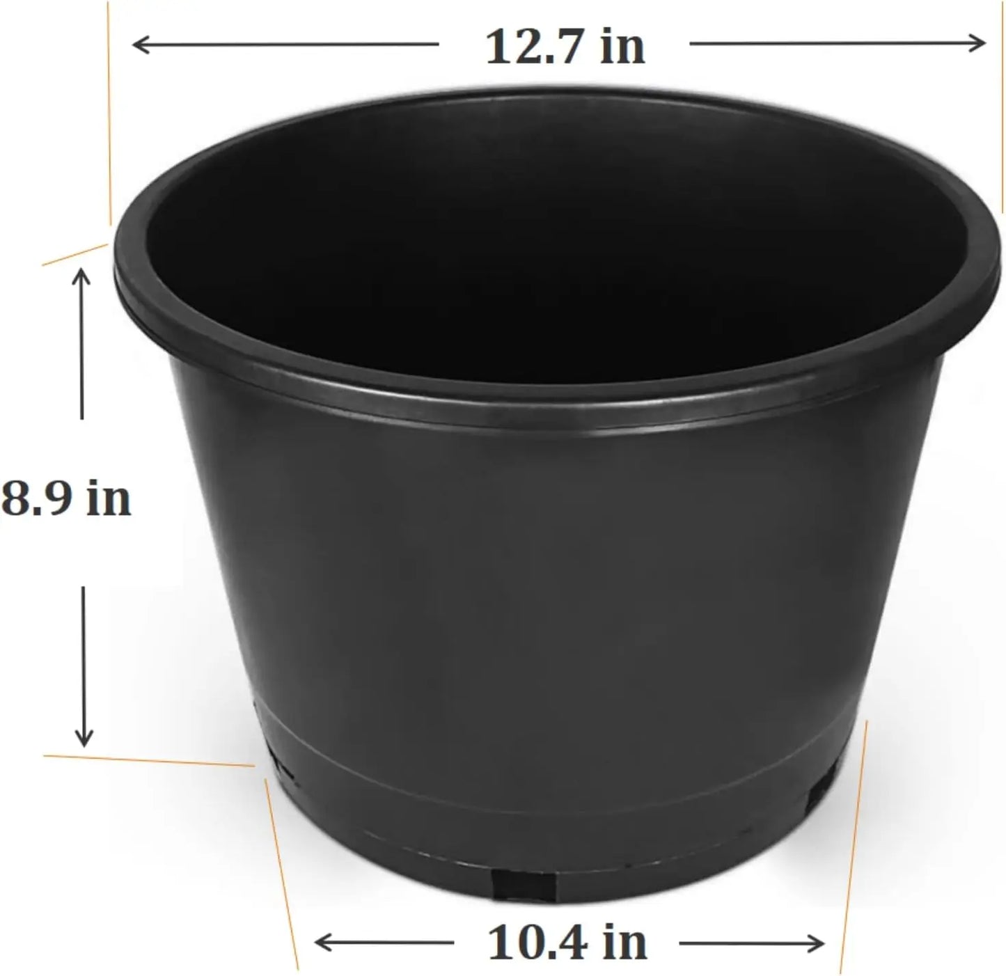 Planters Containers Plastic Injection Molded Pot