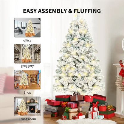 Large Christmas Trees Encryption Green PVC Reusable Home Party Scene Decoration Indoor outdoor Xmas Tree.