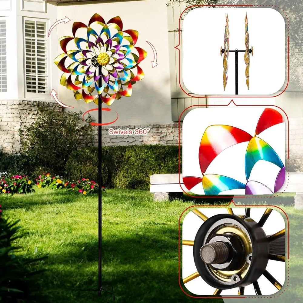 Yard Art Wind Sculptures & Spinners .