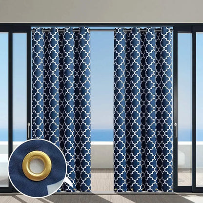 Dark Blue Outdoor Other Blackout Curtain - 10 in. W x 10 in. L