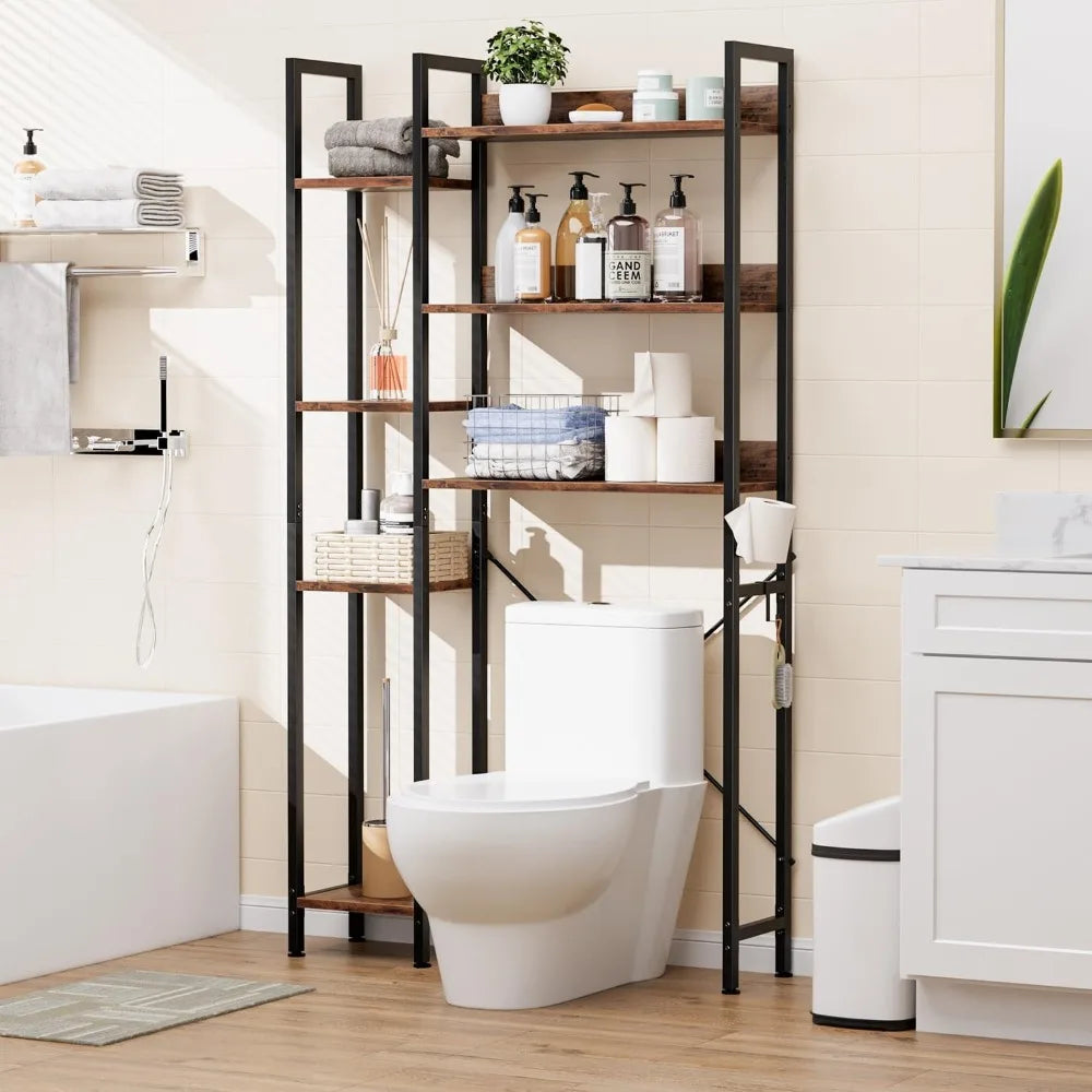 Bathroom Cabinet, 7-Tier Bathroom Organizer Shelf.