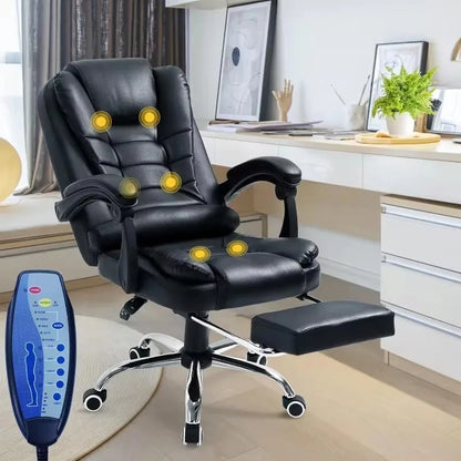 Ergonomic Office Chair with Heat and Massage