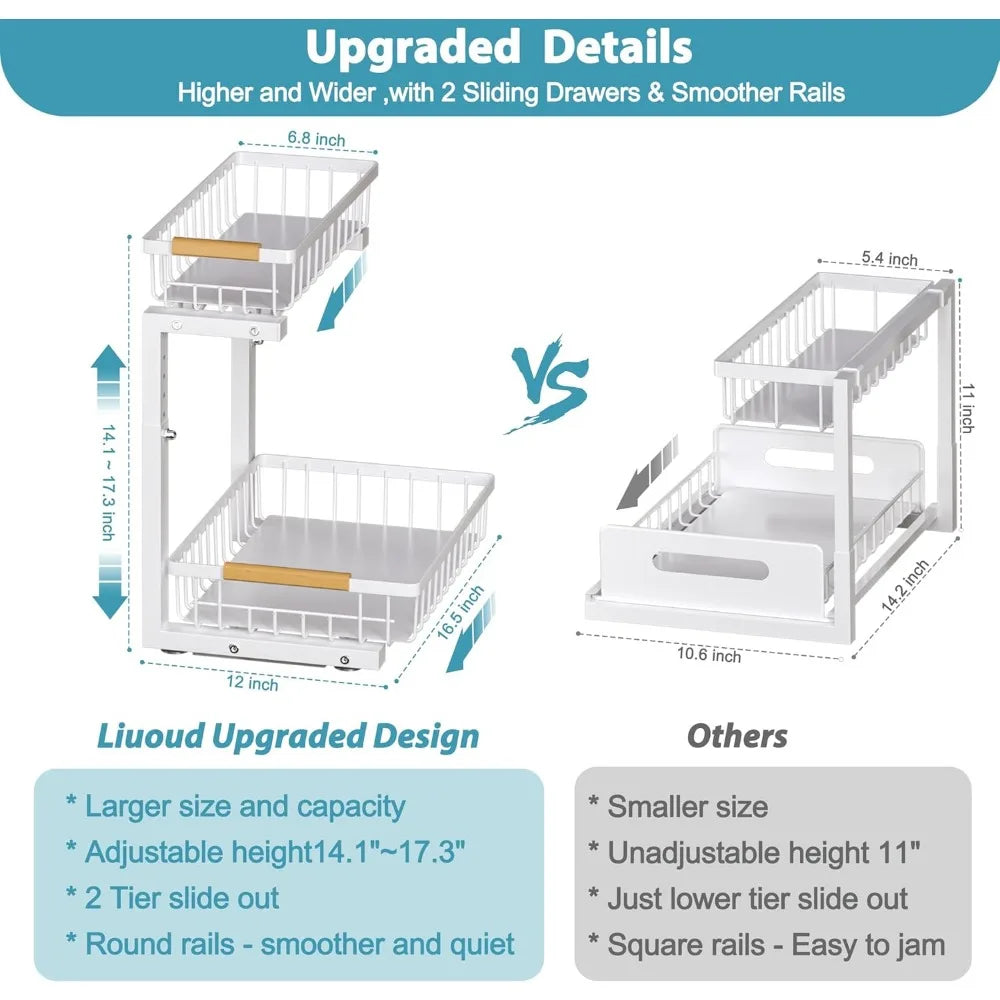 Slide Out Under Sink Organizers and Storage